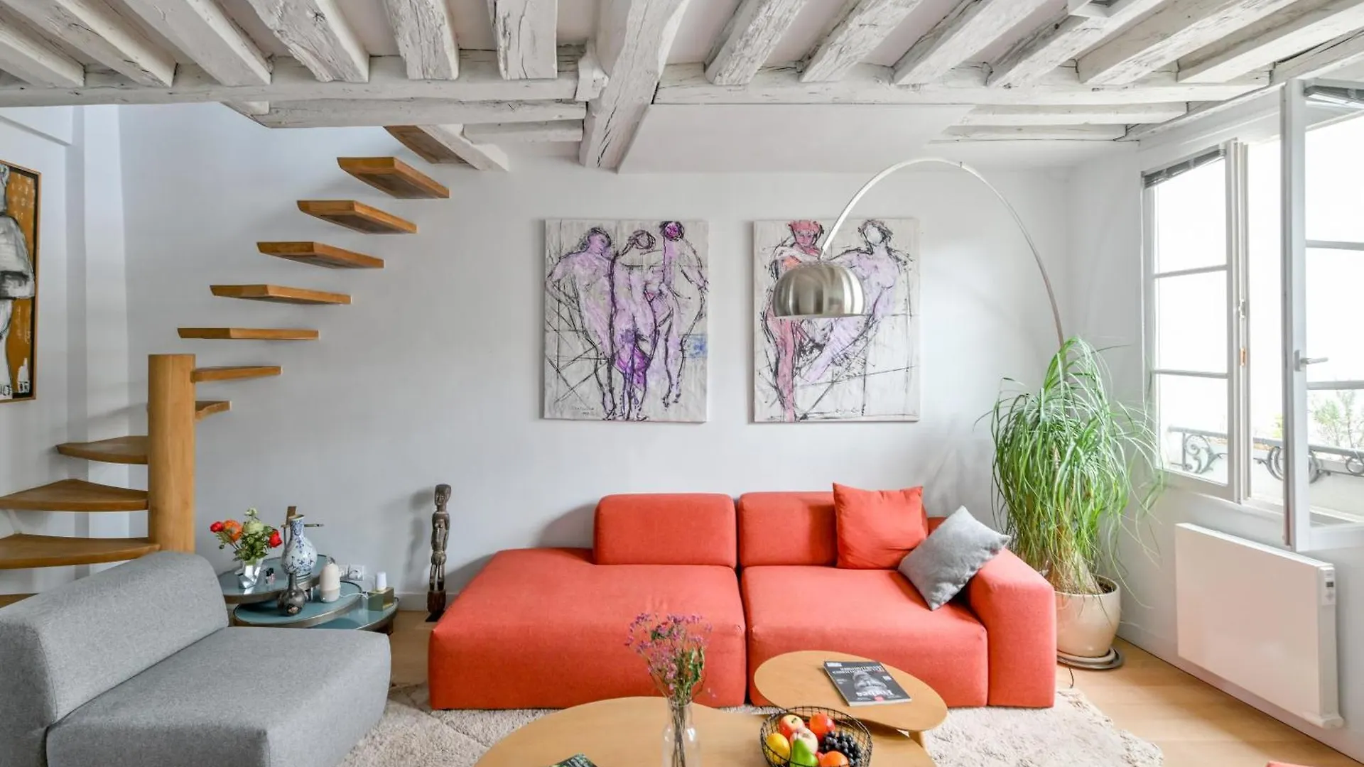 Stunning One-Bedroom, Marais - Place Des Vosges Parijs 0*,